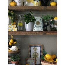 Yggdrasil Home Decor Dekoratif  Ahşap  2’li  Takım 65x15x4 cm (Gizli Aparatlı Raf)