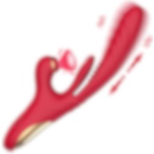 Feel Shop Titreşimli Ileri Geri ve Aşağı Yukarı Dil Hareketli Klitoris Emişli 4 In 1 Vibratör