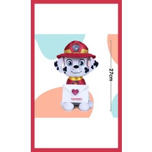 Paw Patrol Figür Peluş Oyuncak Love Serisi - Marshall - 27 cm