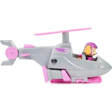 Paw Patrol Deluxe Skye ve Dönüşebilen Delüks Helikopter Aracı - 18 cm