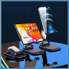 LioTech Yüksek Kaliteli Çok Amaçlı Kullanımlı Tablet ve Telefon Tutucu 3 Kademeli Stand Haline Gelebilen