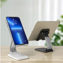 LioTech Yüksek Kaliteli Çok Amaçlı Kullanımlı Tablet ve Telefon Tutucu 3 Kademeli Stand Haline Gelebilen