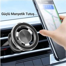 LioTech Yüksek Kaliteli Araç Izgara Klipsli Manyetik Magsafe Araç Tutucu