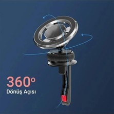 LioTech Yüksek Kaliteli Araç Izgara Klipsli Manyetik Magsafe Araç Tutucu