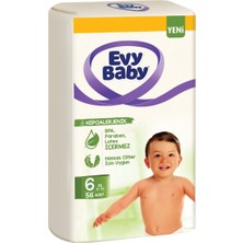 Evy Baby Bebek Bezi Beden:6 (15+Kg) Ekstra Large 56 Adet Süper Fırsat Pk