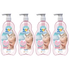 Uni Baby Bebek Kolay Tarama Saç ve Vücut Şampuanı 700ML (Pompalı) (4 Lü Set)