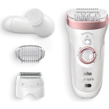 Braun Silk-Épil 9 9855 Sensosmart Kablosuz, Islak Kuru, 3'ü 1 Arada Epilatör