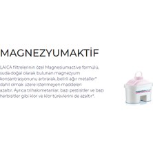 LAICA Akıllı Filtreli Su Arıtmalı Filtre Sürahi İçin Magnezyum Destekli Bi-Flux 2'li Yedek Filtresi