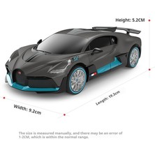 Zhouhuan2shop 1:24 Bugatti Uzaktan Kumandalı Oyuncak Araba Çocuk Modeli Yarış Oyuncak Araba (Yurt Dışından)