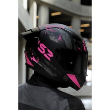 Ls2 Rapıd 2 Race Palımnesıs Pembe-Siyah Kask