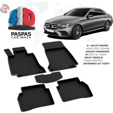 RK Carshop Mercedes E Serisi W213 Ferrous 4d Havuzlu Kauçuk Paspas 2015 2020