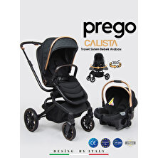 Prego Calista 360 Derece Dönebilen Travel Sistem Çift Yönlü Bebek Arabası