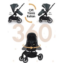 Prego Calista 360 Derece Dönebilen Travel Sistem Çift Yönlü Bebek Arabası