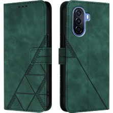 Colorful Shop Huawei Nova Y70 Artı Flip Folio Kitap Koruyucu Pu Deri Cüzdan (Yurt Dışından)