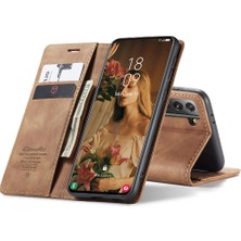 Colorful Shop Samsung Galaxy S21 Vintage Pu Deri Cüzdan Manyetik Flip Case (Yurt Dışından)