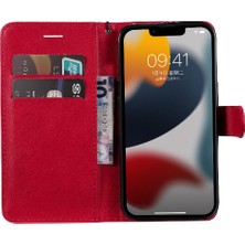 Colorful Shop Kart Yuvası ile iphone 14 Için Flip Case Artı Yüksek Kaliteli Deri Klasik (Yurt Dışından)