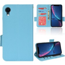 Colorful Shop Iphone Xr Için Kılıf Manyetik Kart Yuvaları Tutucu Yan Toka Cüzdan Pu Deri (Yurt Dışından)