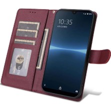 Colorful Shop Sony Xperia Ace Iii Için Flip Case Basit Iş Cüzdan Kapak Kılıfı (Yurt Dışından)