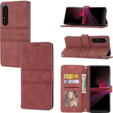 Colorful Shop Sony Xperia 1 V Pu Deri Cüzdan Kılıf Için Flip Case Manyetik Kapatma (Yurt Dışından)