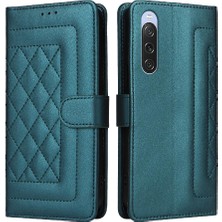 Colorful Shop Sony Xperia 10 V Flip Kapak Için Flip Case Basit Iş Cüzdan Deri (Yurt Dışından)