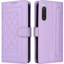 Colorful Shop Sony Xperia 10 V Flip Kapak Için Flip Case Basit Iş Cüzdan Deri (Yurt Dışından)