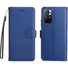 Colorful Shop Xiaomi Redmi Not 11 Için Flip Case 5g Klasik Düz Renk Iş Cüzdan (Yurt Dışından)