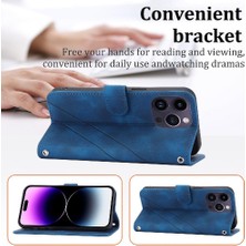 Colorful Shop Iphone 13 Için Filp Durumda Pro Max Bilek Kayışı Pu Deri Kapak Kickstand (Yurt Dışından)