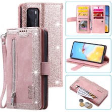 Colorful Shop Huawei P40 Pro Cüzdan Pu Deri 9 Kart Yuvaları Kickstand Için Flip Case (Yurt Dışından)