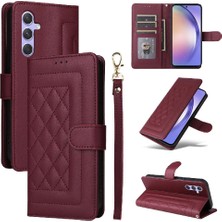 Colorful Shop Samsung Galaxy A54 5g Için Flip Case Deri Kılıf Cüzdan Basit Iş (Yurt Dışından)