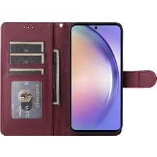 Colorful Shop Samsung Galaxy A54 5g Için Flip Case Deri Kılıf Cüzdan Basit Iş (Yurt Dışından)