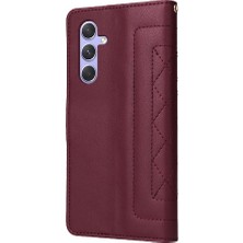 Colorful Shop Samsung Galaxy A54 5g Için Flip Case Deri Kılıf Cüzdan Basit Iş (Yurt Dışından)