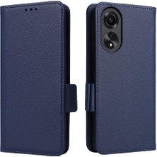 Colorful Shop Oppo Case 4g Manyetik Yan Toka Cüzdan Kart Yuvaları Tutucu Pu Için Kılıf (Yurt Dışından)