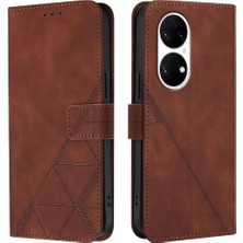 Colorful Shop Huawei P50 Pro Kredi Kartı Tutucu Cüzdan Kapak Flip Folio Kitap Pu (Yurt Dışından)