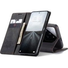 Colorful Shop Xiaomi 14 Pro Vintage Pu Deri Cüzdan Manyetik Kapatma Için Flip Case (Yurt Dışından)