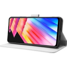 Colorful Shop Infinix Sıcak 30 4g Kapak Manyetik Cüzdan Kart Tutucu Kickstand Için Kılıf (Yurt Dışından)