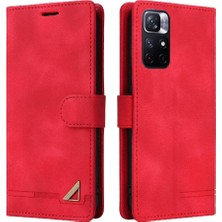 Colorful Shop Xiaomi Redmi Not 11 Için Flip Case 5g Kapak Çevirin Darbeye Cüzdan Basit (Yurt Dışından)