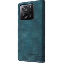 Colorful Shop Xiaomi 13T Deri Kılıf Için Flip Case Darbeye Basit Iş Cüzdan (Yurt Dışından)