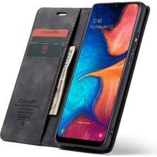 Colorful Shop Samsung Galaxy A20 Için Flip CASE/A30/M10S Flip Folio Kitap Vintage Pu Kılıf (Yurt Dışından)