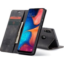 Colorful Shop Samsung Galaxy A20 Için Flip CASE/A30/M10S Flip Folio Kitap Vintage Pu Kılıf (Yurt Dışından)