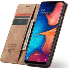 Colorful Shop Samsung Galaxy A20 Için Flip CASE/A30/M10S Flip Folio Kitap Vintage Pu Kılıf (Yurt Dışından)