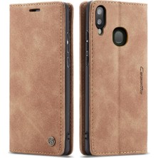 Colorful Shop Samsung Galaxy A20 Için Flip CASE/A30/M10S Flip Folio Kitap Vintage Pu Kılıf (Yurt Dışından)