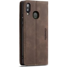 Colorful Shop Samsung Galaxy A20 Için Flip CASE/A30/M10S Flip Folio Kitap Vintage Pu Kılıf (Yurt Dışından)