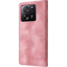 Colorful Shop Xiaomi 13T Deri Kılıf Için Flip Case Darbeye Basit Iş Cüzdan (Yurt Dışından)