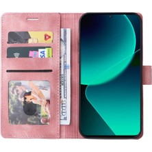 Colorful Shop Xiaomi 13T Deri Kılıf Için Flip Case Darbeye Basit Iş Cüzdan (Yurt Dışından)