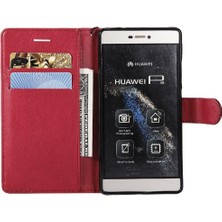 Colorful Shop Kart Yuvası Klasik ile Huawei P8 Iş Cüzdan Telefon Kılıfı Için Flip Case (Yurt Dışından)