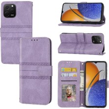 Colorful Shop Huawei Nova Y61 Için Flip Case Cüzdan Kılıf Pu Deri Kickstand Manyetik (Yurt Dışından)