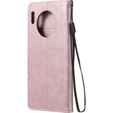 Colorful Shop Huawei Mate 30 Iş Cüzdan Telefon Kılıfı Için Flip Case Klasik Katı ile (Yurt Dışından)