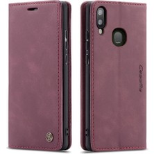 Colorful Shop Samsung Galaxy A20 Için Flip CASE/A30/M10S Flip Folio Kitap Vintage Pu Kılıf (Yurt Dışından)