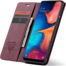 Colorful Shop Samsung Galaxy A20 Için Flip CASE/A30/M10S Flip Folio Kitap Vintage Pu Kılıf (Yurt Dışından)