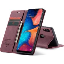 Colorful Shop Samsung Galaxy A20 Için Flip CASE/A30/M10S Flip Folio Kitap Vintage Pu Kılıf (Yurt Dışından)